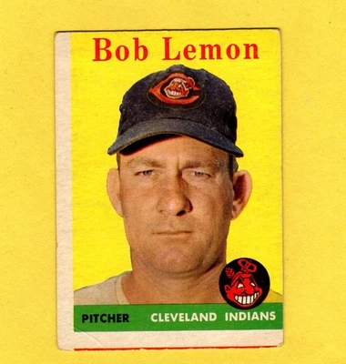 1958 Topps Bob Lemon #2 Cleveland Indians BUENO - O/C envío gratuito Foto 1 de 3