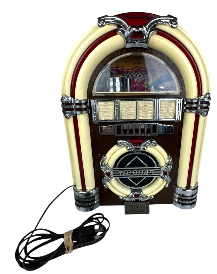 Thomas Collector's Edition Jukebox Radio and Cassette Player CR-11 Untested - Image 1 of 4