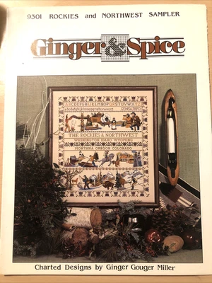 Ginger & Spice Rockies and Northwest Sampler Cross Stitch Leaflet History - Image 1 of 2