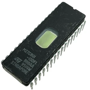 [2pcs] M27C801-100F1 8Mbit UV EPROM DIP32CW - Picture 1 of 1