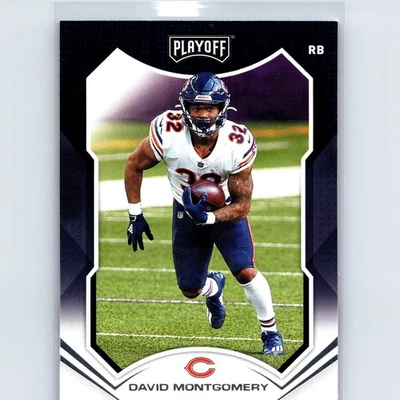 2021 Panini Playoff - David Montgomery #128 - Chicago Bears - Image 1 of 2