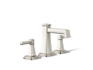 KOHLER 27399-4-SN Riff 8 pollici Rubinetto bagno diffuso vibrante nichel lucido - Foto 1 di 1