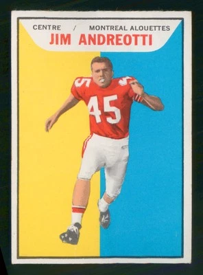 JIM ANDREOTTI 1965 TOPPS CFL FOOTBALL #61 VGEX+             95550 - Image 1 of 2