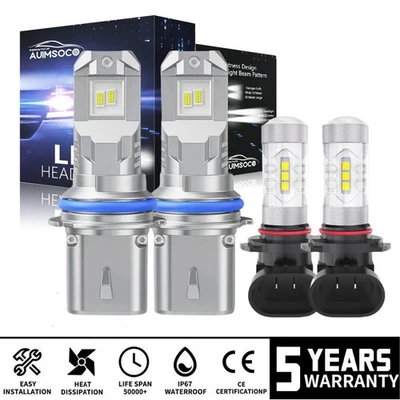 Para Para Mazda B2300 2006-2008 2009 2010 Faros LED Hi/Lo+Kit de luces antiniebla Foto 1 de 4