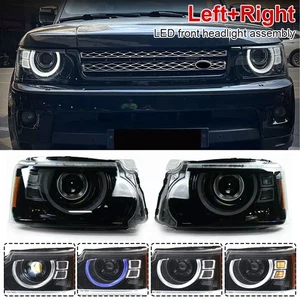 Pair Headlight Assembly For Land Rover Range Rover Sport 2010-2013 Plug and play - Picture 1 of 16