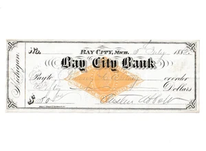 Bay City Bank Draft Michigan MI Pomerry and Whitney from Austin Abbott p1b - Picture 1 of 4