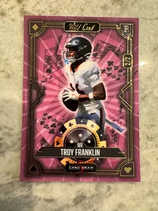 Troy Franklin 2024 Wild Card Pink Rookie RC #2/2 Denver Broncos - Picture 1 of 2