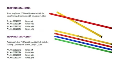 Cawila Trainingsstangen Hürdenstangen Training Hundesport Fußball Agility Markie