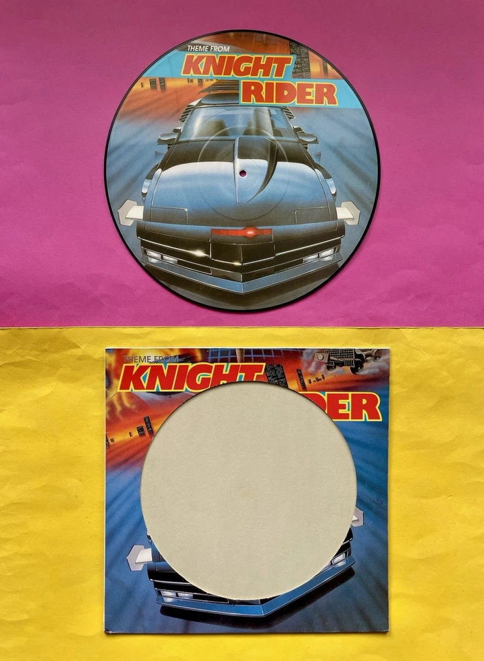 KNIGHT RIDER Vinyl LP Picture Disc Soundtrack 1989 Serie FILM 8 OVP Box NM 3 2 1 - Bild 1 von 4