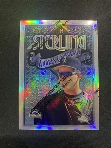 1996 Topps Finest Andres Galarraga Sterling Silver Refractor With Peel - Bild 1 von 2