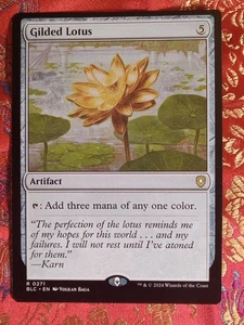 Gilded Lotus Bloomburrow Commander Magic The Gathering MTG card - Picture 1 of 1