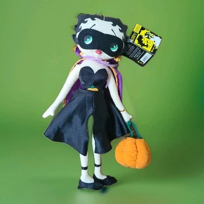 Betty Boop Collection 2003 Halloween Betty In Mask Witch Plush Kellytoys NWT - Image 1 of 4