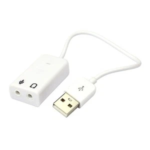 Adaptateur carte son pratique à utiliser 1 pièce 7,1 canaux microphone accessoires - Photo 1/10
