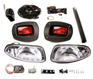 Performance Plus Carts EZGO RXV Gas 2008-Up Golf Cart Street Legal Headlight Kit - Picture 1 of 1
