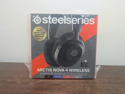 NEW SteelSeries Arctis Nova 4 - Wireless Gaming Headset - Black - Multi Platform - Image 1 of 4