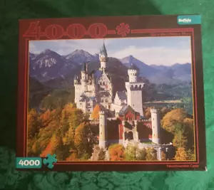 Neuschwanstein Castle Puzzle 4000 Pieces Buffalo Games Jigsaw + Poster, Germany - Picture 1 of 13