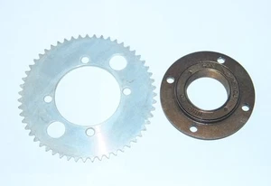  E-Scooter Parts 55T Tooth Sprocket 25H Chain Plate &Freewheel Clutch Bearing - Picture 1 of 7