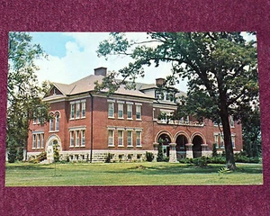 #40 Vtg Postcard Memorial Hall The Ozarks Methodist Manor Marionville MO Trees - Bild 1 von 2