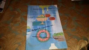 Hotpoint 50er Jahre Kühl-Gefrierkombination Anleitung und Rezeptbuch. - Bild 1 von 10