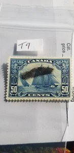 1929 Canada 50 Cents Rare Stamp Bluenose Scott#158 Idy5. - Picture 1 of 1