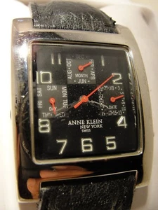 ANN KLEIN MULTI DIAL WATCH 12/1097-9 UNISEX DESIGN - Picture 1 of 4