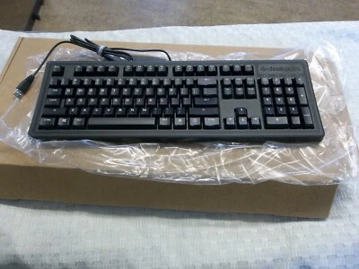 SteelSeries Apex 100 Blue LED Backlit Gaming Keyboard - Image 1 of 4