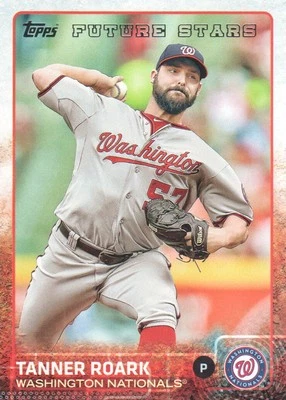 2015 Topps #30 Tanner Roark Washington Nationals Future Stars - Image 1 of 2