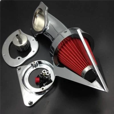 Cone Spike Air Cleaner Kit filter For 95-2012 Kawasaki Vulcan 800 VN800A Classic — 第 1/4 张图片