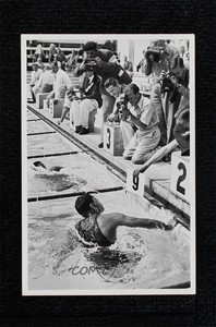 1936 Reemtsma Olympia 1936 - Band II Tobacco Swimming #86