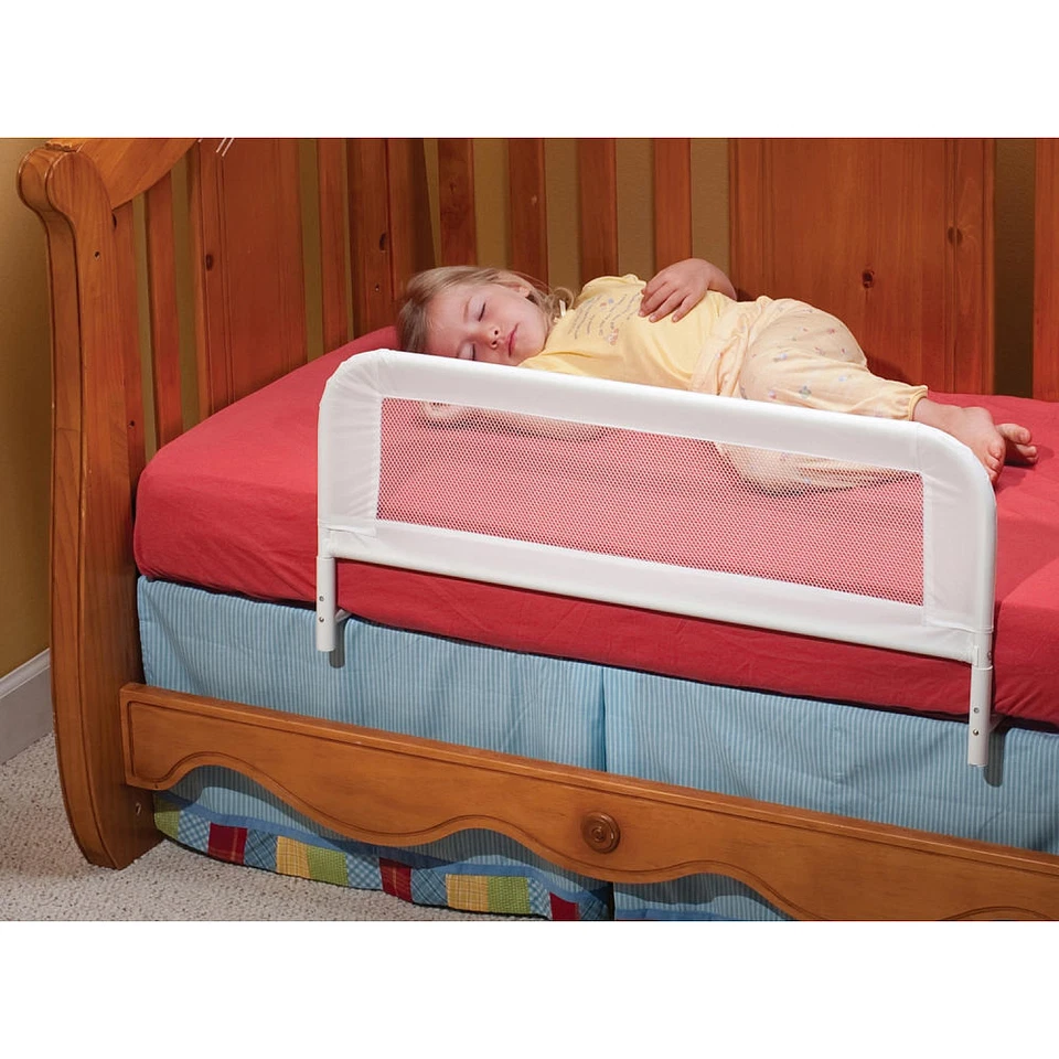 Riel de seguridad para cama KidCo para cuna convertible de malla blanca modelo de exhibición BR102 Foto 1 de 1