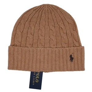 Polo Ralph Lauren Pony Wool-Blend Beanie Camel - Bild 1 von 2