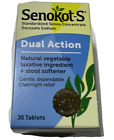 Senokot S Dual Action natural vegetable laxative 30 tabs