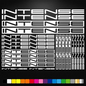 Convient à Intense 24 Stickers Autocollants Adhésifs - Vtt Velo Mountain Bike Dh - Imagen 1 de 1