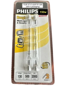 (1) Philips Rough Service Light Bulb 150w RS9 BASE T3 130V 2400 Lumens - 819067 - Picture 1 of 4