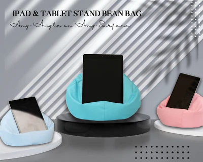 iPad, Tablet & eBook Reader Mini Bean Bag Cushion Holder for All Devices Pillow - Image 1 of 3
