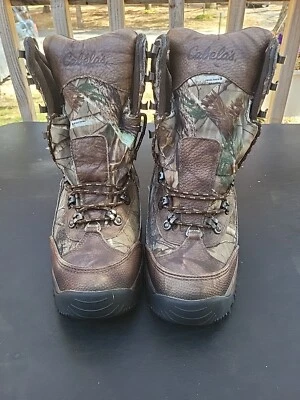 Cabela's Inferno Insulated Waterproof Camo Hunting Boots for Men 6 D - Image 1 of 4