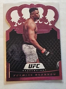 Francis Ngannou - 2021 Chronicles Crown Royale UFC Pink Insert Card - Picture 1 of 2