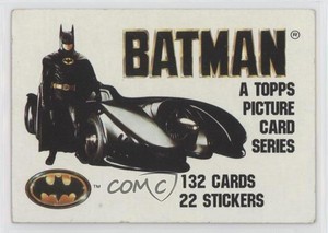 1989 Topps Batman Batman Introduction #1 0ae6