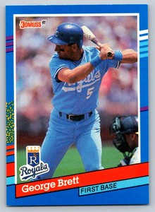 1991  Donruss #201 George Brett Kansas City Royals