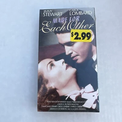 Made for Each Other (1939) (VHS) Carole Lombard & James Stewart NEW SEALED  1995 Foto 1 de 4