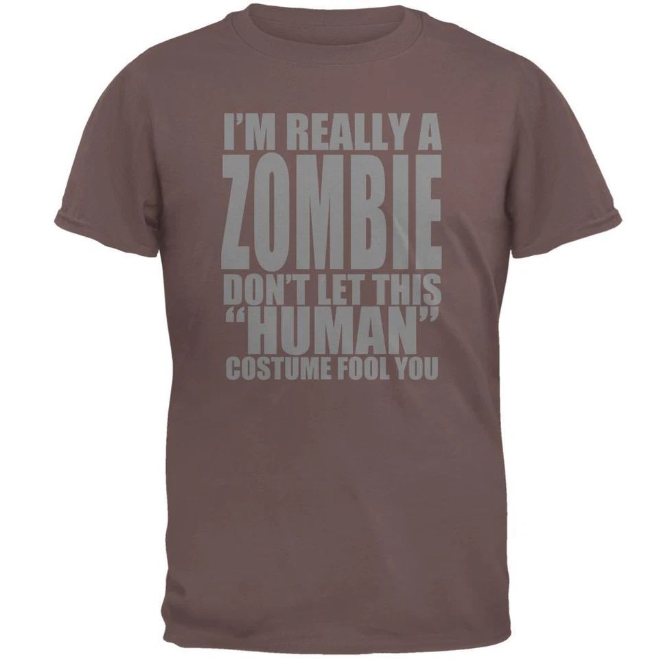 Camiseta de disfraz de zombi humano para hombre Foto 1 de 1