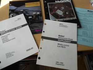 1981 & 1991 McGard Wheel Locks Lug Nuts Catalog & Application Guide Info Lot  - Picture 1 of 11