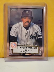 2021 Topps Chrome Platinum Reggie Jackson Yankees PLUS 2 more Rizzto LeMahieu - Picture 1 of 4