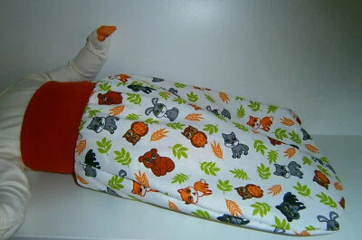 HANDMADE BY LUZIE-KUNTERBUNT ♥Pucksack♥Waldtiere♥Schlafsack♥Strampelsack♥Baby♥0-2 Jahre♥Handmade♥unisex♥Kind♥