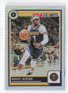 2023-24 Hoops Premium Stock Reggie Jackson #54 Silver Prizm - Picture 1 of 2
