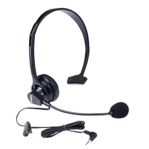 UNIDEN+PANASONIC ORIGINAL GENUINE CORDED HEADSET FOR CORDLESS PHONE 2.5MM JACK - Picture 1 of 2