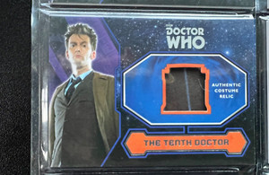 2015 TOPPS Doctor Who Costume Relic Card - THE TENTH DOCTOR Brown Suit Trousers