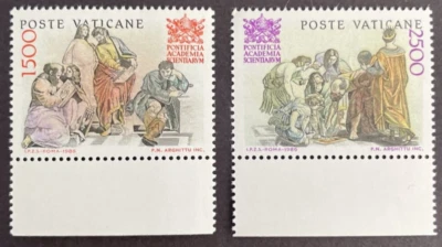 1986 Vatican City Set of 2 stamps Sc# 777-8 50th Anniv Pope Academy Sciences MNH - Image 1 of 2