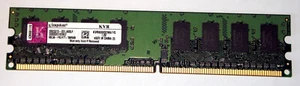 1 GB DDR2-RAM 240-pin PC2-6400U non-ECC 'Kingston KVR800D2N6/1G' 99U5315 - Imagen 1 de 2
