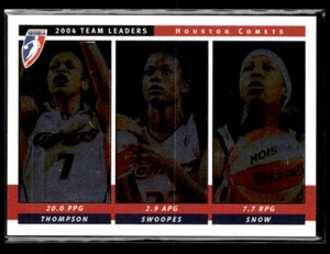 Tina Thompson / Sheryl Swoopes / Michelle Snow 2005  Rittenhouse WNBA #TL4 - Picture 1 of 2